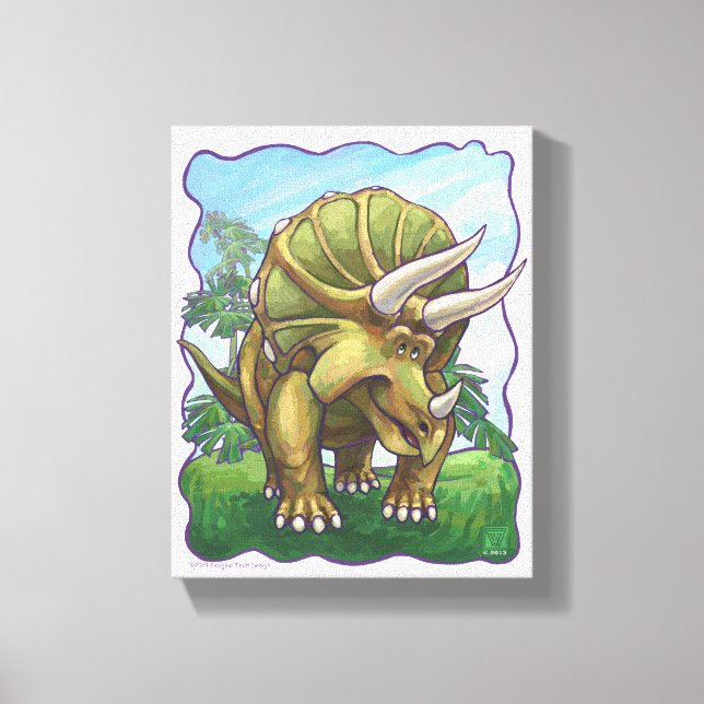 Toile Triceratops Cadeaux & Accessoires (Recto)