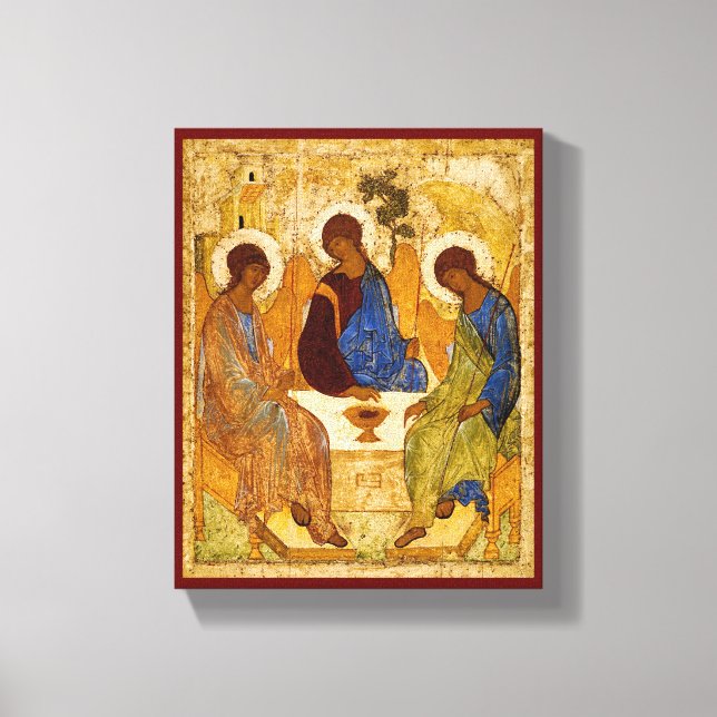 Toile Trinity Rublev à la table (Recto)