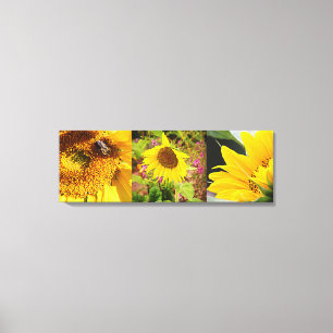 Toile Trio de tournesol