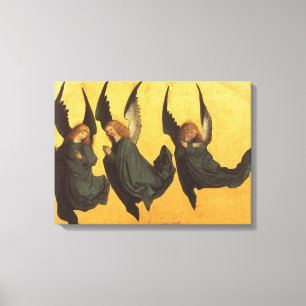 Toile Trio des anges de la Renaissance par Maître du Hou