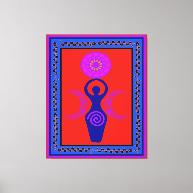 Toile Triple déesse Moon Phase Canvas Imprimer (Recto)