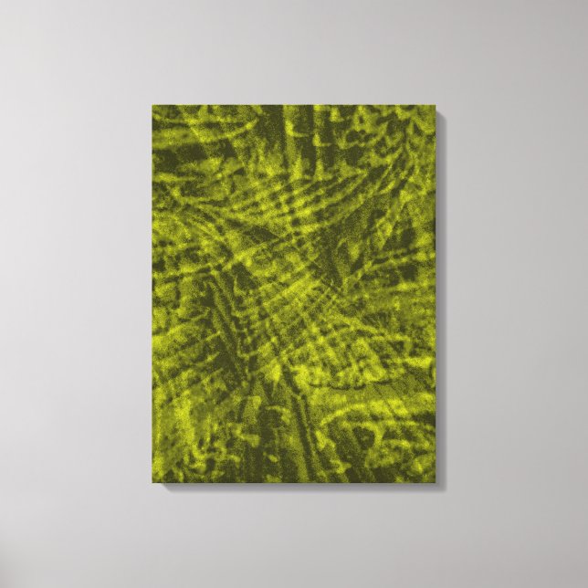 Toile triptyque abstraite du vol de rosella vert (Recto)