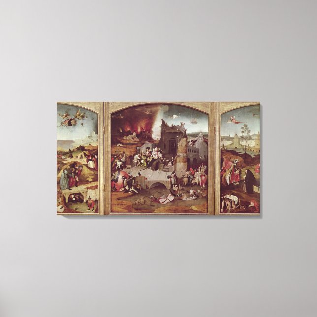 Toile Triptyque de la tentation de saint Antoine (Recto)