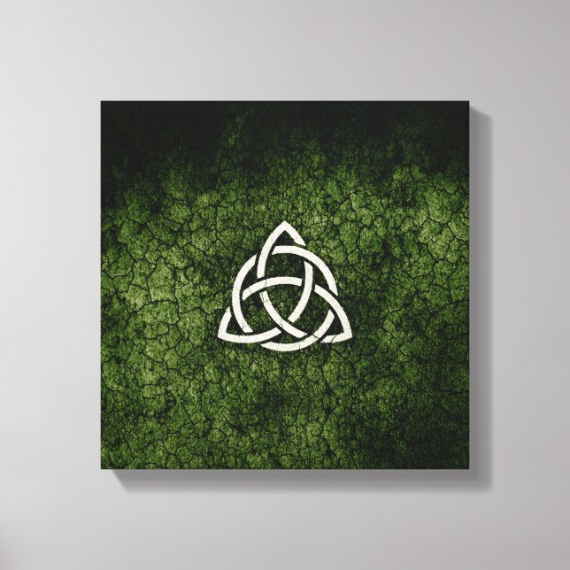 Toile Triquetra vert (Recto)
