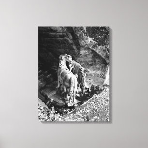 Toile Tritons arrosant les chevaux du soleil