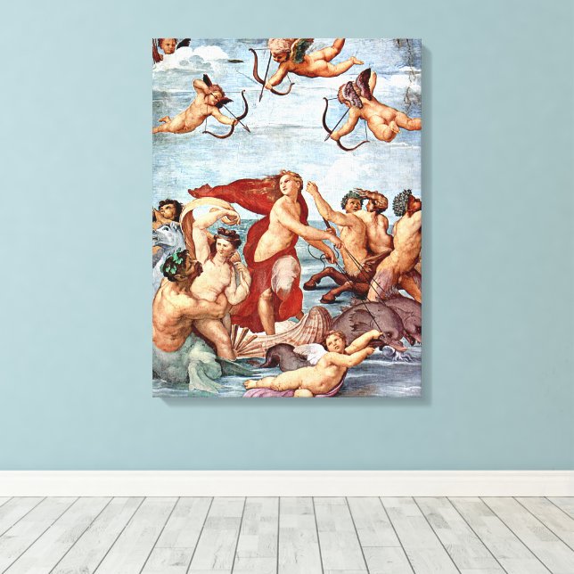Toile Triumph of Galatea by Raphael Sanzio (Insitu (Plancher de Bois))