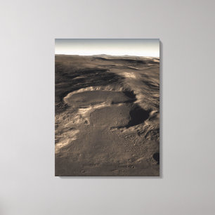 Toile Trois cratères dans la région orientale de Hellas,