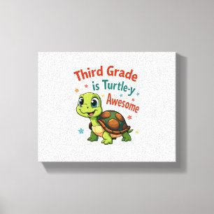 Toile Troisième année Turtle-y Incroyable 3e année Retou