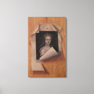 Toile Trompe - l ' portrait d'oeil de Madame