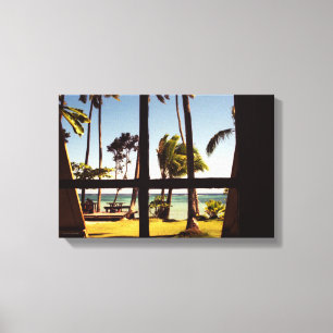 Toile Tropical Fiji Beach 16,50x11 (41,25x27,5cm) waccnm