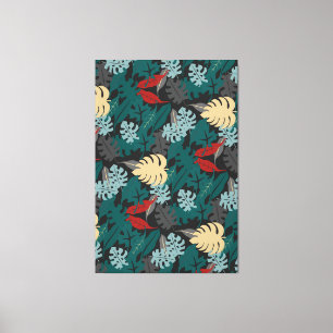Toile Tropical foncé