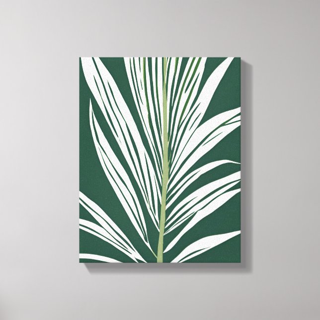 Toile Tropical wall art - tropical leaf (Recto)