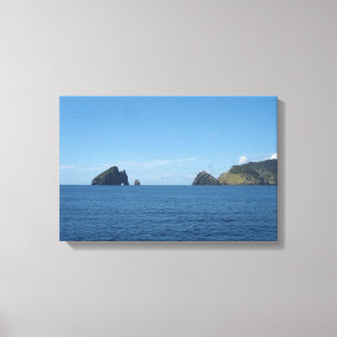 Toile Trou dans la baie de Rock des îles Nouvelle-Zéland