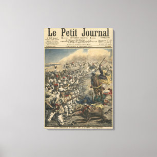 Toile Troupes d'élite d'armée française, Français