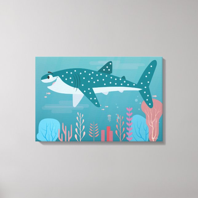 Toile Trouver Dory | Destiny the Whale Shark (Recto)