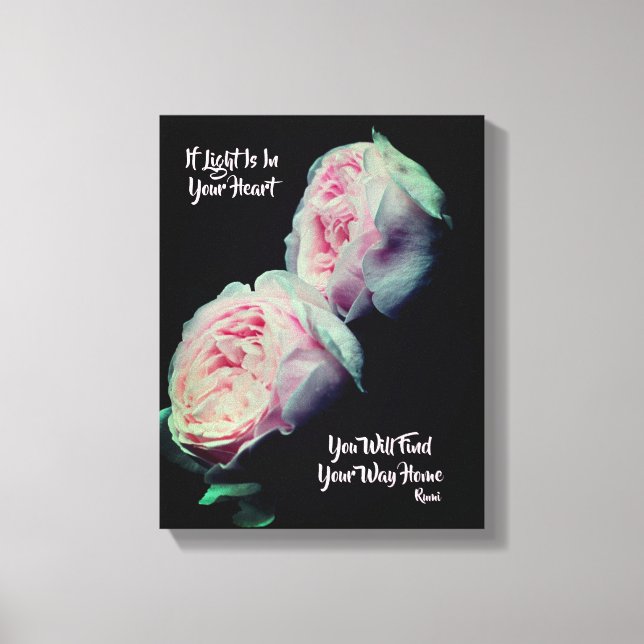 Toile Trouvez votre chemin Accueil Citation Rumi Inspira (Recto)