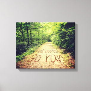 Toile Trouvez-vous Go Run Inspirational Runners Citation