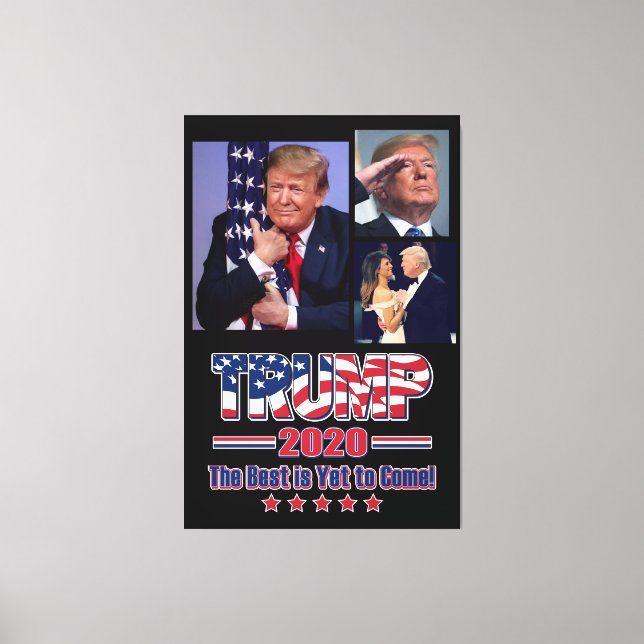 Toile Trump 2020 Le meilleur est encore à venir (Recto)
