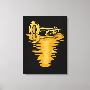 Toile Trumpeter Trumpeter, musicien de trompette