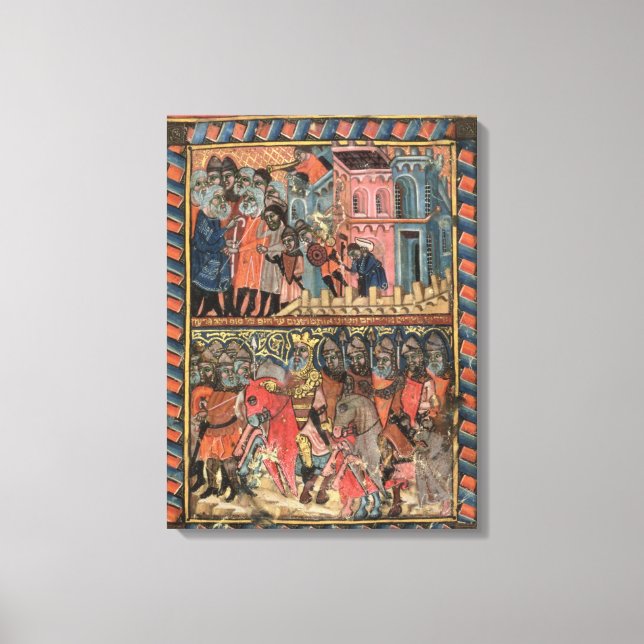 Toile TtoB Les Israélites quittent l'Égypte (Recto)
