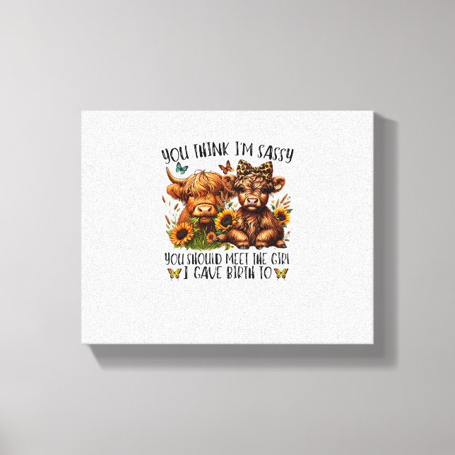 Toile Tu crois que je suis sûr que tu devrais rencontrer (Recto)