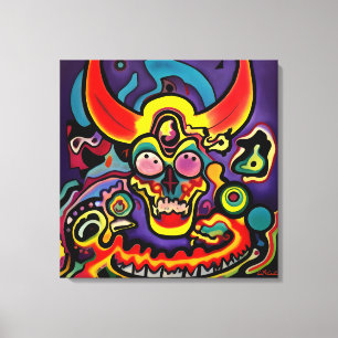 Toile Tu pourrais très bien discuter avec le Diable