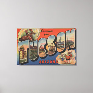 Toile Tucson, Arizona - grandes scènes de lettre