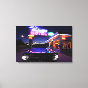 Toile Tucumcari, Nouveau Mexique, Etats-Unis. Itinérair