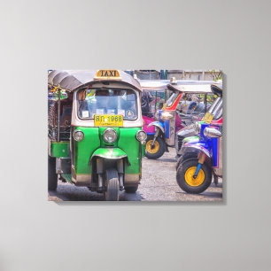 Toile Tuk tuk en Bangkok, Thaïlande