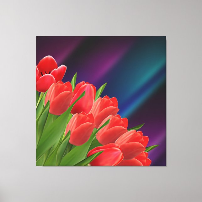 Toile Tulipes (Recto)