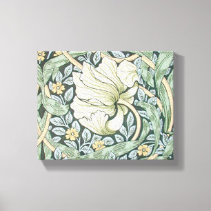 Toile Tulipes Pimpernel Art Botanique de William Morris
