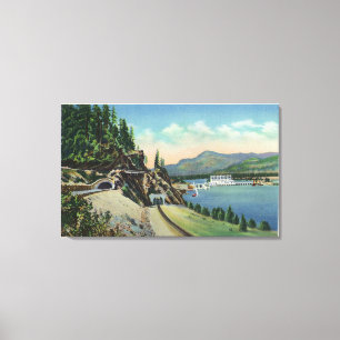 Toile Tunnels de route et de chemin de fer près de Bonne