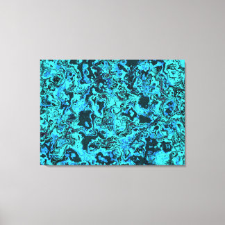 Toile Turquoise bleu clair