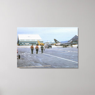 Toile Tuy Hoa Air Base Vietnam 1969 Wrapped Canvas