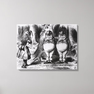 Toile Tweedledum et Tweedledee
