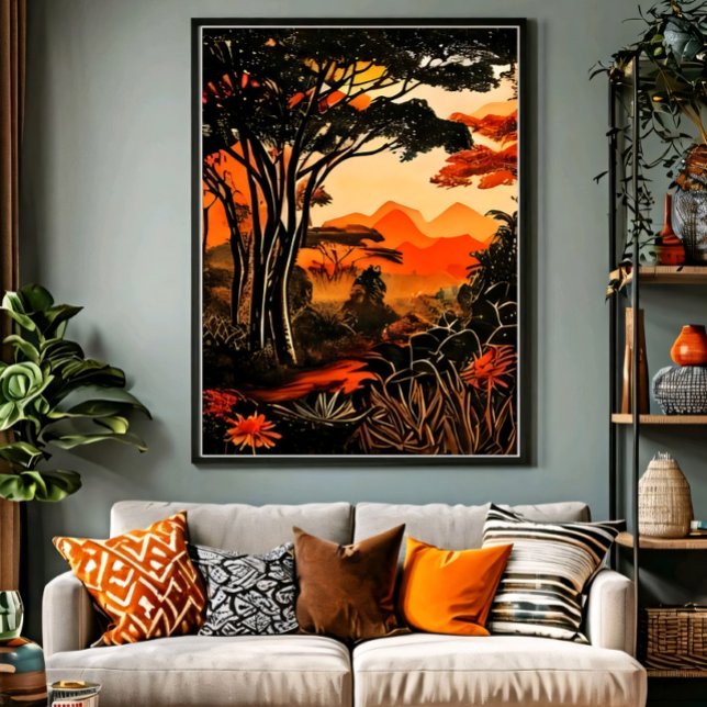 Toile Twilight Tropical (Créateur téléchargé)