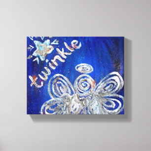 Toile Twinkle Guardian Angel Art enveloppé peinture en t