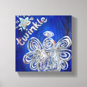 Toile Twinkle Guardian Angel Art enveloppé peinture en t