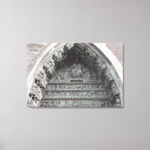 Toile Tympan du portail gauche