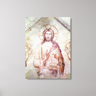 Toile Tympanum représentant la bénédiction du sauveur, 1