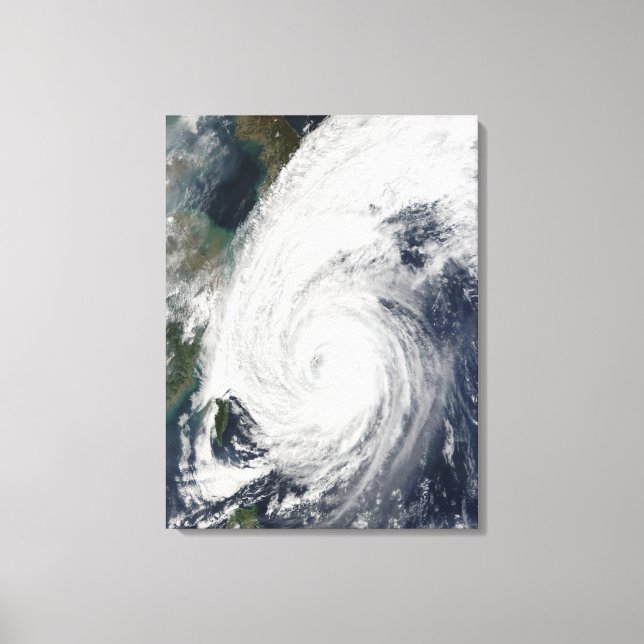 Toile Typhoon Tokage au sud du Japon (Recto)