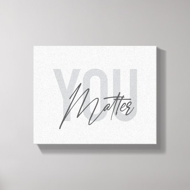 Toile Typographie urbaine moderne, simple, cool Vous ave (Recto)