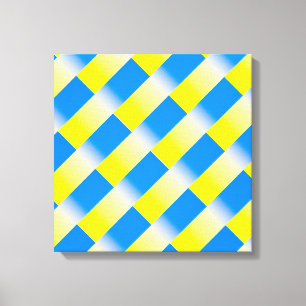 Toile Ukraine bleue et jaune Inspiration de la paix anti