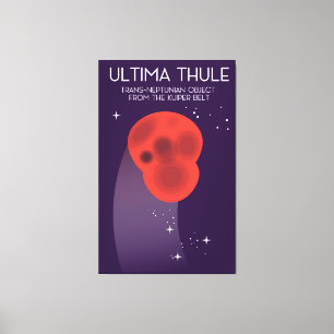 Toile Ultima Thule Keiper Belt art spatial