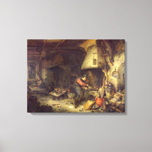 Toile Un alchimiste, 1611 (Recto)