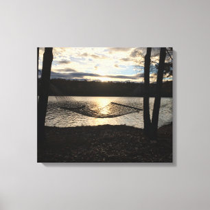 Toile Un après-midi tranquille sur le lac Photographie A