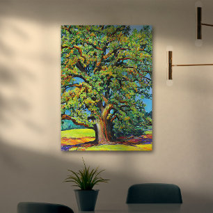 Toile Un arbre solitaire