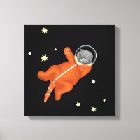 Un astronaute de chat dans une combinaison spatial