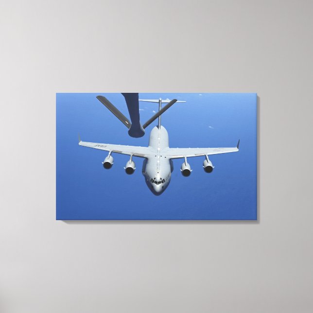 Toile Un C-17 Globemaster III approche le boom (Recto)