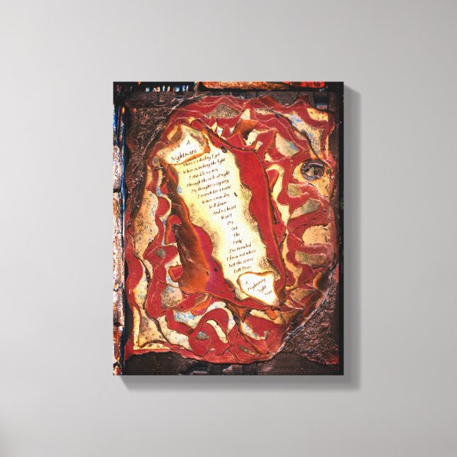 Toile Un cauchemar (Recto)